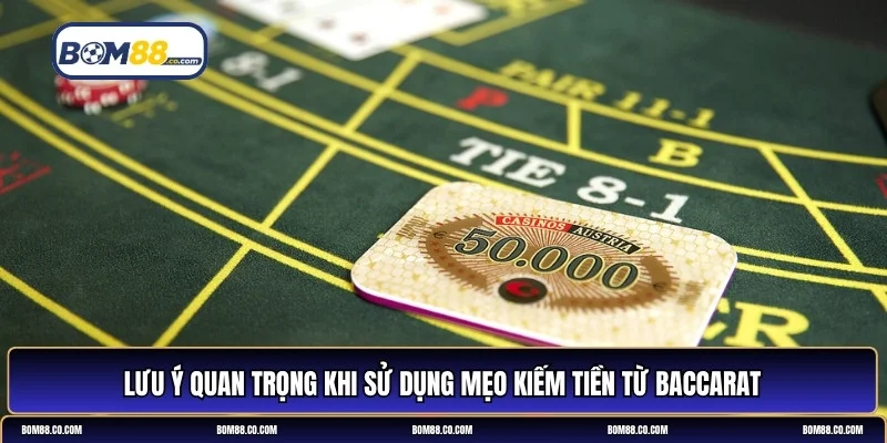 cách kiếm tiền từ Baccarat