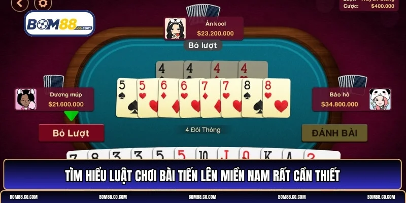 luật chơi tiến lên miền Nam