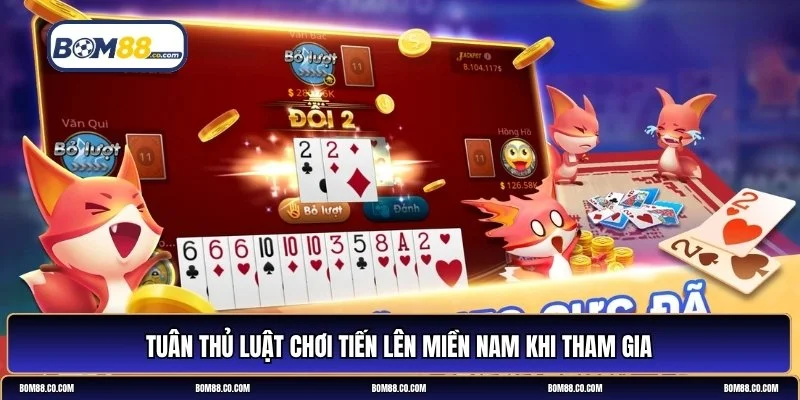 luật chơi tiến lên miền Nam