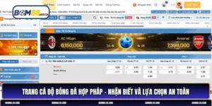 trang cá độ bóng đá hợp pháp